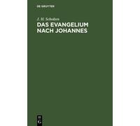 J H Scholten Das Evangelium nach Johannes (Copertina rigida)