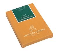 J. Herbin 11037JT - Scatola di 7 cartucce per penne/roller Verde Amazzonia