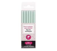 J.Herbin Jacques Herbin 35833T - Confezione da 6 bastoncini di cera per pistola, ideale per progetti artigianali e scrapbooking, morbido, 1 pezzo, verde menta