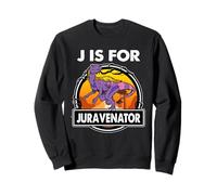 J Is for Juravenator Dinosaurs Alphabe for Dinosaur Lover Felpa