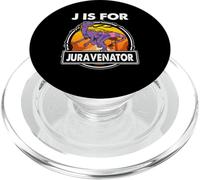J Is For Juravenator Dinosaurs Alphabe For Dinosaur Lover PopSockets PopGrip per MagSafe