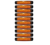 J/J 10x 12V SMD 6 LED Luce Ingombro Segnalatore Arancio Per Camion Auto Trattore Van E Mark Omologati E13