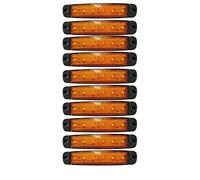 J/J 10x 24 Volt 24v SMD 6 LED Luce Ingombro Posizione Camion Arancio Auto Trattore Camion E Mark Omologati E13 Luci Ingombro Laterali Perimetrali