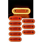 J/J 8x Luci Ingombro Neon LED Arancio Fanalini Perimetrali 12/24v Camion Camper