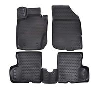 J&J AUTOMOTIVE | 3D Tappeti Tappetini Auto In TPE Gomma Su Misura Per Duster 4WD 2010-2015, Con Bordo Alto, Nero, Antiscivolo, Inodore