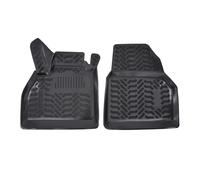 J&J AUTOMOTIVE | 3D Tappeti Tappetini Per Auto In TPE Gomma Premium Su Misura Per Kangoo 2008-2021, Set 2 Pezzi, Con Bordo Rialzato Di 4 cm, Nero, Inodore
