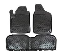 J&J AUTOMOTIVE | 3D Tappeti Tappetini Per Auto In TPE Gomma Premium Su Misura Per Sharan 1 1995-2010, Bordo di 4cm, Nero, Inodore, Set 4 Pz