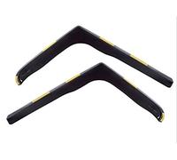 J&J Automotive | Deflettori D'Aria Antiturbo Per Master 1998-2010, Set di 2 Pz, Nero, Antivento, Antipioggia, Fume' Oscurati