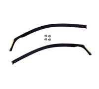 J&J Automotive | Deflettori D'Aria Antiturbo Per Range Sport 1 I L320 2005-2012, Set di 2 Pz, Nero, Antivento, Antipioggia, Fume' Oscurati