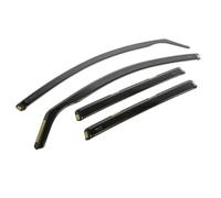 J&J AUTOMOTIVE Deflettori d'Aria per Dacia Logan MCV 2006-2012, Set da 4 Pezzi, Nero Fumé Oscurato Heko
