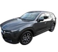 J&J AUTOMOTIVE Deflettori d'Aria per Mazda CX-5 Dal 2017, Set da 2 Pezzi, Nero Fumé Oscurato Heko