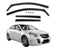 J&J AUTOMOTIVE | GP Deflettori d'Aria Antiturbo Adatti per Insignia A 4/5-Porte Berlina 2008-2016, Set di 4 Pz, Nero, Antivento, Antipioggia