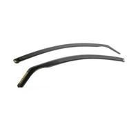 J&J AUTOMOTIVE HEKO Deflettori per Dacia Dokker 2012-2021, 2 pezzi | 2 deflettori HEKO per Dacia Dokker, PMMA 3 mm, fumé, canale del finestrino.