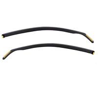 J&J AUTOMOTIVE HEKO Deflettori per Dacia Sandero/Stepway 2012-2020, 2 pezzi | 2 deflettori HEKO per Dacia Sandero/Stepway, PMMA 3 mm, fumé, canale del finestrino.