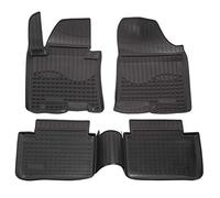 J&J AUTOMOTIVE | NORM 3D Tappeti Tappetini Auto In TPE Gomma Su Misura Per I30 2012-2017, Kit di 4 Pezzi, Inodore, Nero, Antiscivolo