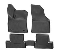 J&J AUTOMOTIVE | NORM 3D Tappeti Tappetini Auto In TPE Gomma Su Misura Per Megane 4 IV dal 2016, Kit di 4 Pezzi, Inodore, Nero, Antiscivolo