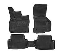 J&J AUTOMOTIVE | NORM 3D Tappeti Tappetini Auto In TPE Gomma Su Misura Per Octavia 3 III 2013-2019, 4 IV dal 2019, Kit di 4 Pezzi, Inodore, Nero