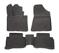 J&J AUTOMOTIVE | NORM 3D Tappeti Tappetini Auto In TPE Gomma Su Misura Per Tucson TL, TLE 2015-2020, Kit di 4 Pezzi, Inodore, Nero, Antiscivolo