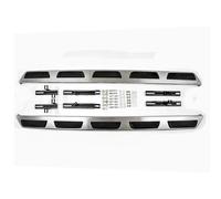 J&J Automotive | Pedane Laterale Sottoporta In Alluminio E Plastica ABS Per Q5 2008-2012, 1 KIT, Materiale Di Montaggio Incluso