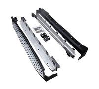 J&J AUTOMOTIVE Pedane Laterali per Bmw X6 E71 / E72 2008-2014, Sottoporta Minigonne in Alluminio e Plastica ABS, Set Completo con Materiale di Montaggio Incluso