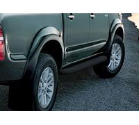 J&J Automotive | Rival Premium Pedane Laterale Sottoporta Alluminio Per Hilux 4-Porte 2005-2015, Alu/Nero, Omologazione Inclusa Tuv
