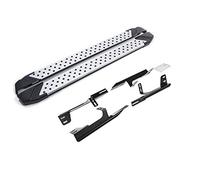 J&J Automotive | Rival Premium Pedane Laterale Sottoporta Alluminio Per Santa FE 2006-2012, Alu/Silver, Omologazione Inclusa Tuv