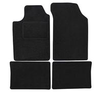 J&J Automotive | Tappeti Tappetini In Tessuto In Velluto Su Misura Adatti Per Clio 2 II 1998-2005, Set di 4 Pezzi, Anteriore E Posteriore, Antiscivolo