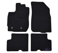 J&J AUTOMOTIVE | Tappeti Tappetini In Tessuto In Velluto Su Misura Adatti Per Duster 2014-2017, Set di 4 Pezzi, Anteriore E Posteriore, Antiscivolo