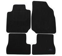 J&J Automotive | Tappeti Tappetini In Tessuto In Velluto Su Misura Adatti Per Micra K12 2003-2009, Set di 4 Pezzi, Anteriore E Posteriore, Antiscivolo