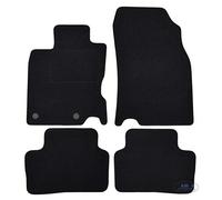 J&J AUTOMOTIVE | Tappeti Tappetini In Tessuto In Velluto Su Misura Adatti Per Qashqai J11 2014-2021, Set di 4 Pezzi, Anteriore E Posteriore