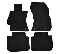 J&J AUTOMOTIVE Tappetini in Tessuto per Subaru Outback 2009-2015, Set da 4 Pezzi Anteriori e Posteriori, di Velluto su Misura, Antiscivolo, Colore Nero