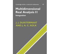 J. J. Duistermaat J. A. C. Ko Multidimensional Real Analysis (Copertina rigida)