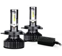 J/J Kit Led H7 6000K Full Canbus 10000Lm Kit di Conversione per Fari Alogeni Auto Lampade Lampadine Fari Auto Headlight Luce Bianca Forte Fredda