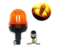 J/J Lampeggiante LED Faro Luce Girofaro con Supporto Piantone a T per Trattore Camion Luce Emergenza