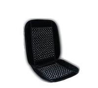 J/J Schienale in Palline di Legno Nero Effetto Massaggiante Velluto Per Auto Casa Ufficio Fuoristrada Camion Sedile Coprisedile