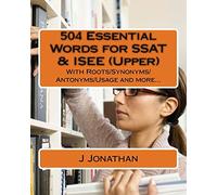 J Jonathan 504 Essential Words for SSAT & ISEE (Upper) (Tascabile)