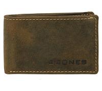 J.JONES - Portafoglio Uomo in Vera Pelle, Mini Wallet con Protezione RFID