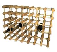 J.K. Adams Portabottiglie modulari impilabili in legno di frassino con perni naturali, 40 bottiglie