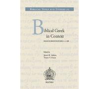 J.K. Aitken Biblical Greek in Context (Copertina rigida)