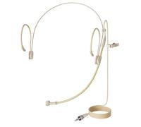 J K MIC-J 069 - Microfono unidirezionale con archetto, per sistema microfonico wireless Sennheiser, attacco a vite TRS da 0,3 cm