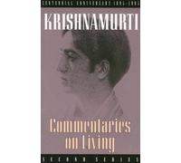 J. Krishnamurti Commentaries on Living (Tascabile)