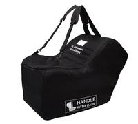 J.L. Childress Premier - Borsa da viaggio per seggiolino auto, imbottitura spessa, cinghie per zaino e supporto AirTag, compatibile con seggiolini auto UppaBaby, Nuna, Chicco e altri seggiolini auto