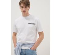 J LICENZE U.SICEM, T-shirt In Puro Cotone Bianca Regular Fit Con Stampa Super Mario, Uomo, Bianco, Taglia: S