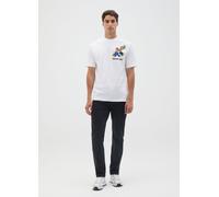 J LICENZE U.SICEM, T-shirt In Puro Cotone Bianca Relaxed Fit Con Super Mario, Uomo, Bianco, Taglia: S