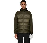 J. LINDEBERG Giacca Hayden Quilt Hybrid con cappuccio, verde scuro