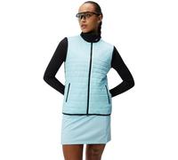 J. LINDEBERG Gilet Martina Quilt Hybrid, blu chiaro