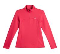 J. LINDEBERG Layer Lorelei Quarter Zip, rosa