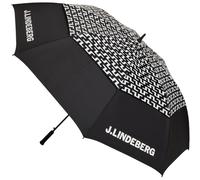 J. LINDEBERG Ombrello da golf Barrie, nero/bianco