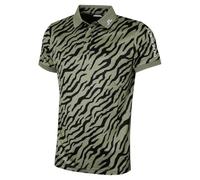 J.Lindeberg Polo da Golf Stampa Tour Tech Uomo - Tour Tiger Olive M - XL