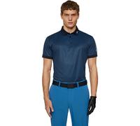 J. LINDEBERG Polo Tour Tech Print, navy